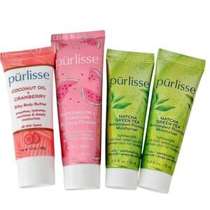 Purlisse Watermelon Cleanser Matcha Green Tea Moisturizers Cranberry Body Butter